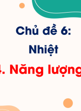 Bài 24. Năng lượng nhiệt